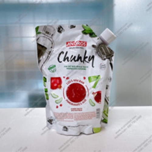 Mứt trái cây Andros Chunky 1kg - Lựu và Nha đam