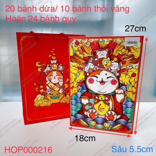 Set 05 hộp mèo phú quý Tết 2023