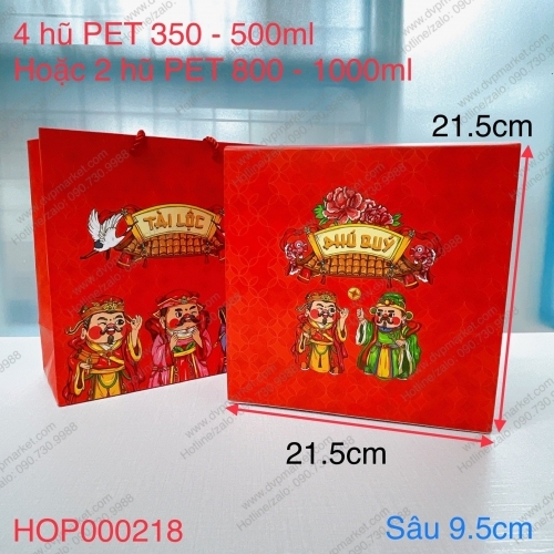 Set 05 hộp ngũ phúc 4h Tết 2023