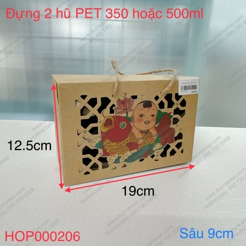 Set 05 kraft đông hồ size s Tết 2023