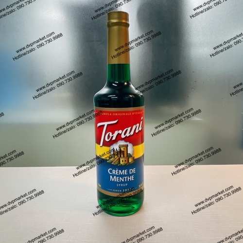 Syrup Torani Green Mint 750ml - Bạc hà xanh