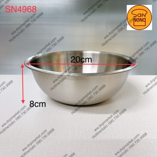 Sanneng SN4968 - Bát trộn bóng mờ 20cm