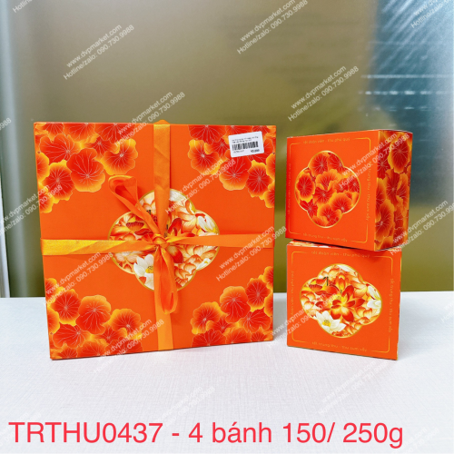 Set 05 bộ túi hộp TT 4 bánh 150-250g Diệp Liên (Không Túi) 2023