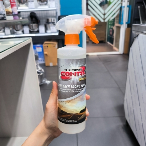 The Power Contra - Rửa kính - Crystal Clean (Xám) - 500ml