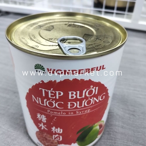 Wonderful - Tép bưởi nước đường (850g)