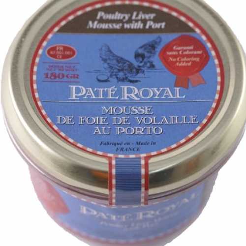 Pate Royal Poultry Liver Mousse With Pork 180G