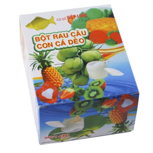 Bột rau câu con cá dẻo Hiệp Long (Hộp/12 gói)