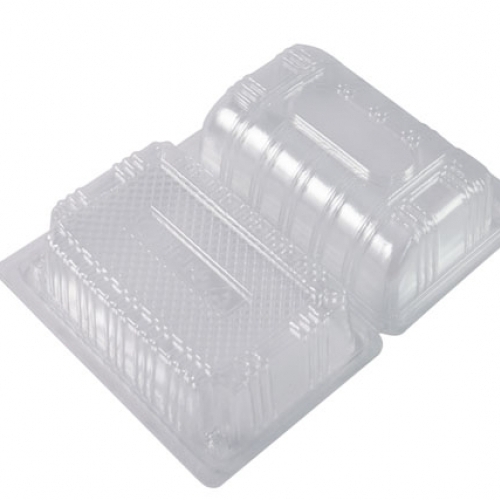 Hộp Nhựa Đựng Bánh Nắp Vòm 10X15Cm