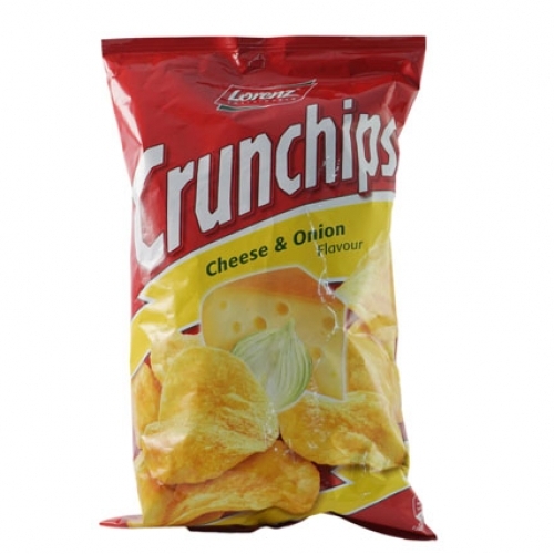 Lorenz Crunchips4Lorenz Crunchips Cheese & Onion 100G