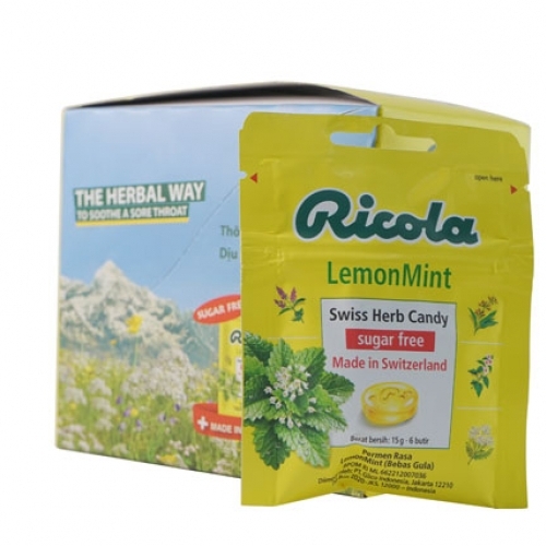 Ricola Sachet Lemon Mint 15G