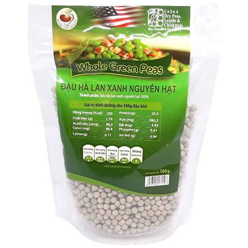 Đậu hà lan xanh nguyên hạt 250g