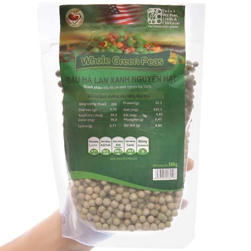 Đậu hà lan xanh nguyên hạt 250g