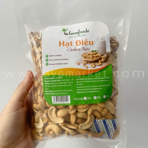 Classy - Nhân hạt điều 500g