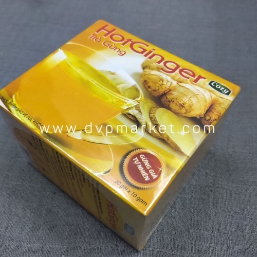 Cozy - Trà Gừng hòa tan - HotGinger - 200g (20 gói x10g)