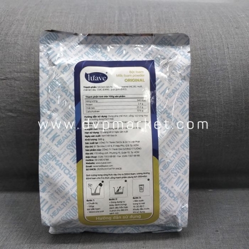 Bột Milk foam Luave 500g - Nguyên Vị