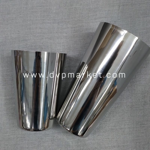 Shaker 2 mảnh - 1 đế - Inox - Sliver