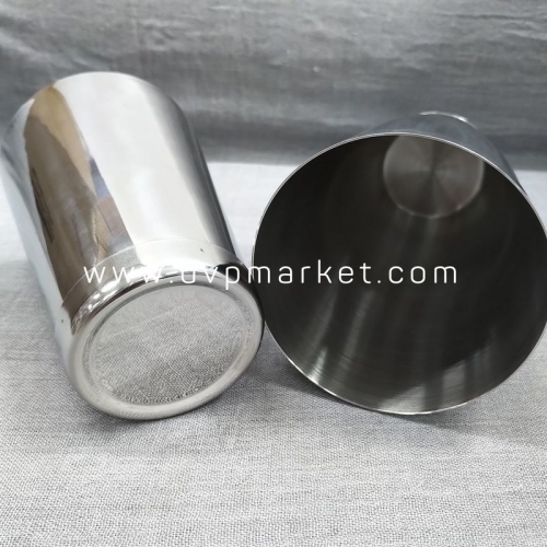 Shaker 2 mảnh - 2 đế - Inox - Sliver