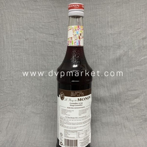 Syrup Monin Grenadine 700ml - Lựu và vani