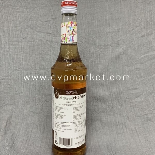 Syrup Monin Lychee 700Ml - Vải