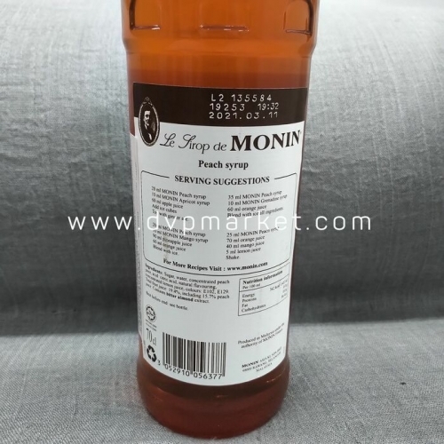 Syrup Monin Peach 700Ml - Đào