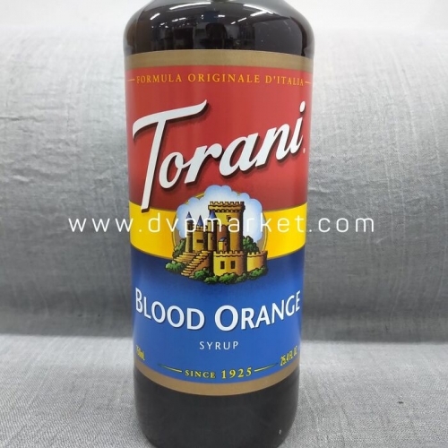 Syrup Torani Blood Orange 750Ml - Cam đỏ