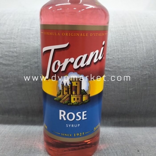 Syrup Torani Rose 750Ml - Hoa hồng