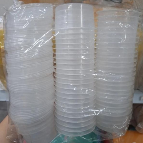 Hũ nhựa làm bánh flan trung (Lốc 50c)