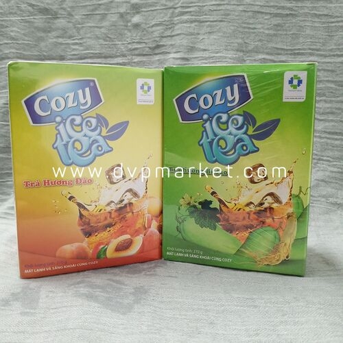 Cozy - Trà hòa tan Icetea - Đào - 270g (18 gói x 15g)