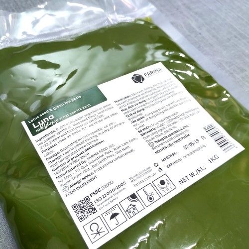 Luna - Nhân hạt sen trà xanh 1kg