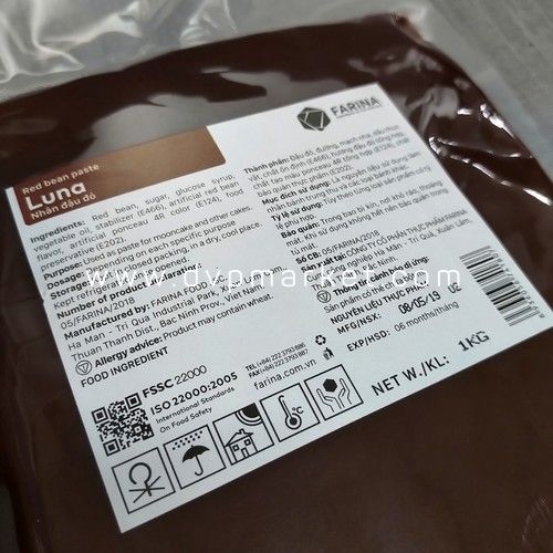 Luna - Nhân đậu đỏ 1kg