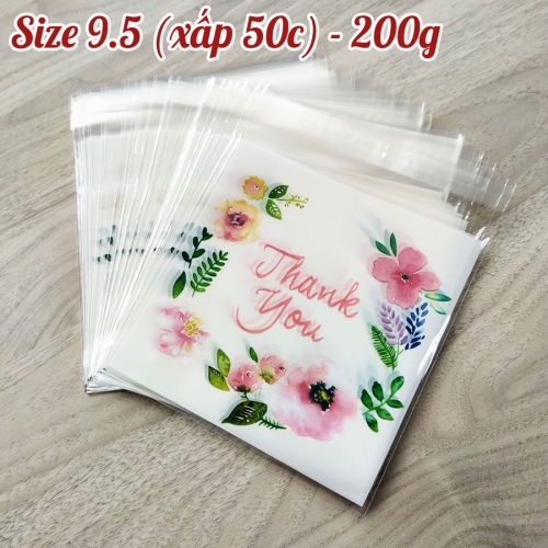 Trung Thu - Túi dán - Xấp 50c - 9.5 (150g-180g)