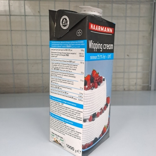 Whipping cream 35.1% Naarmann 1L