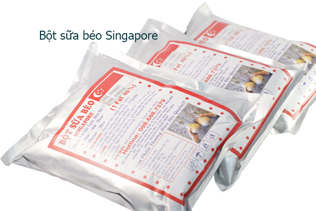 bột sữa béo singapore