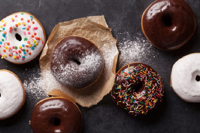 Bánh Donut socola