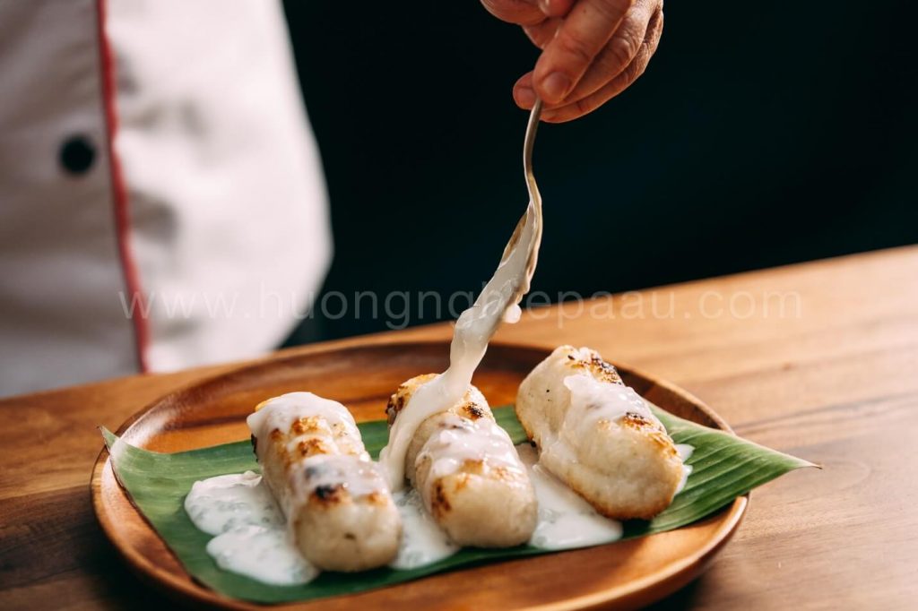 Bánh chuối nếp nướng