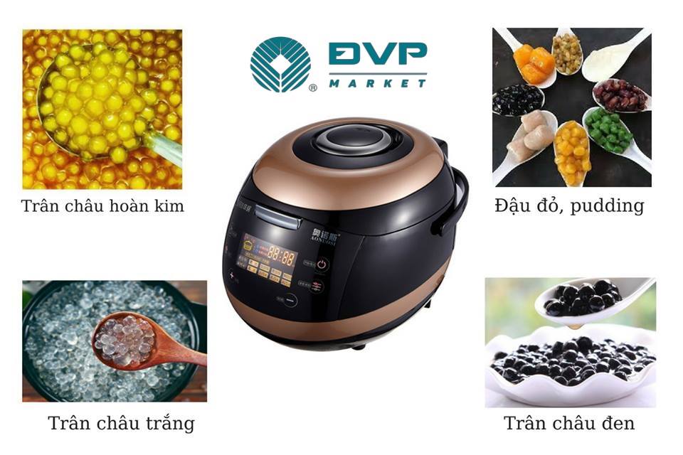 Nồi nấu trân châu tự động